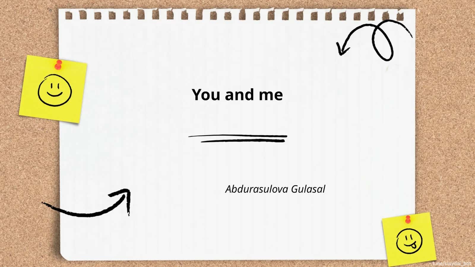 You and me 1