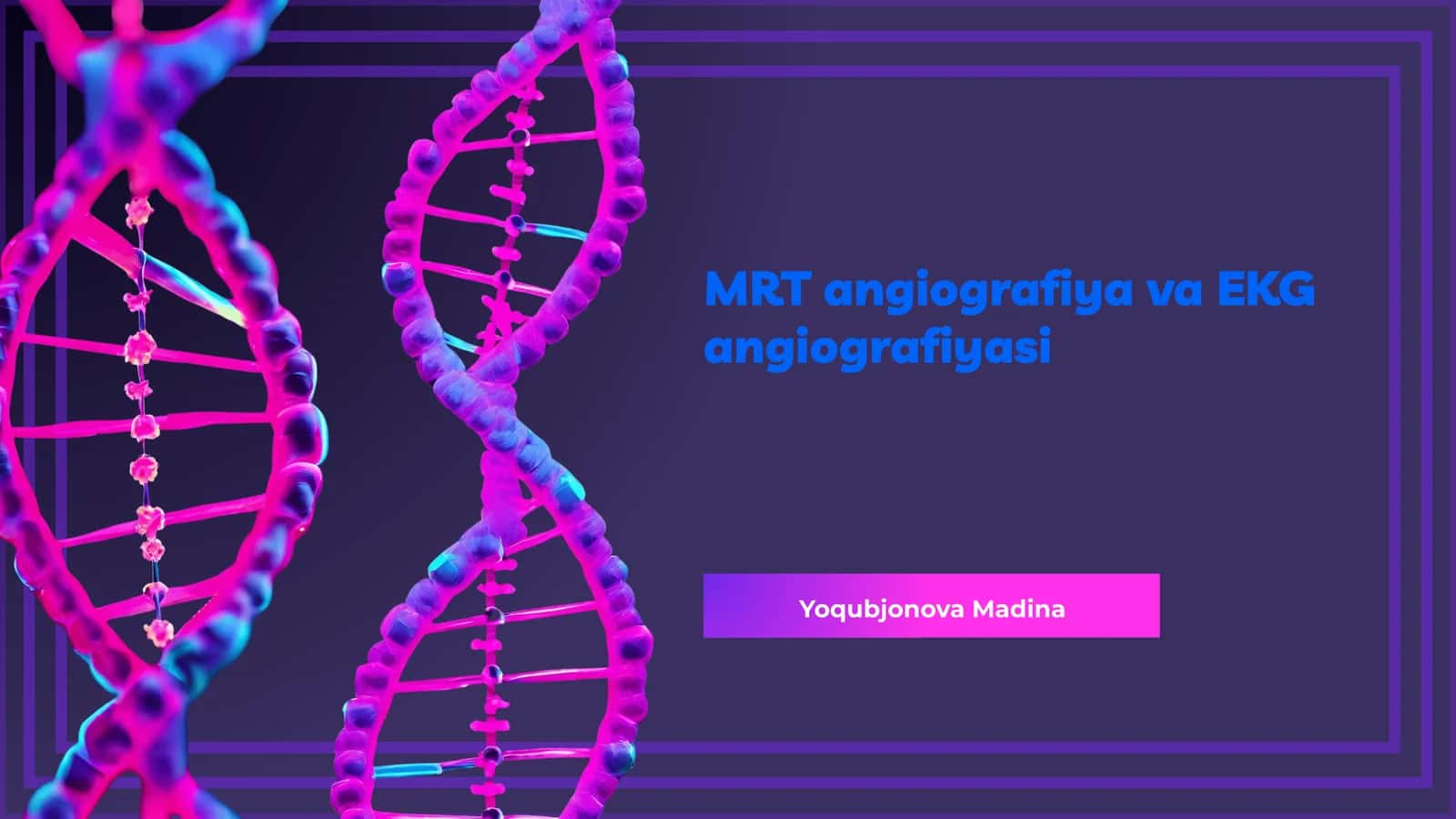 MRT angiografiya va EKG angiografiyasi 1