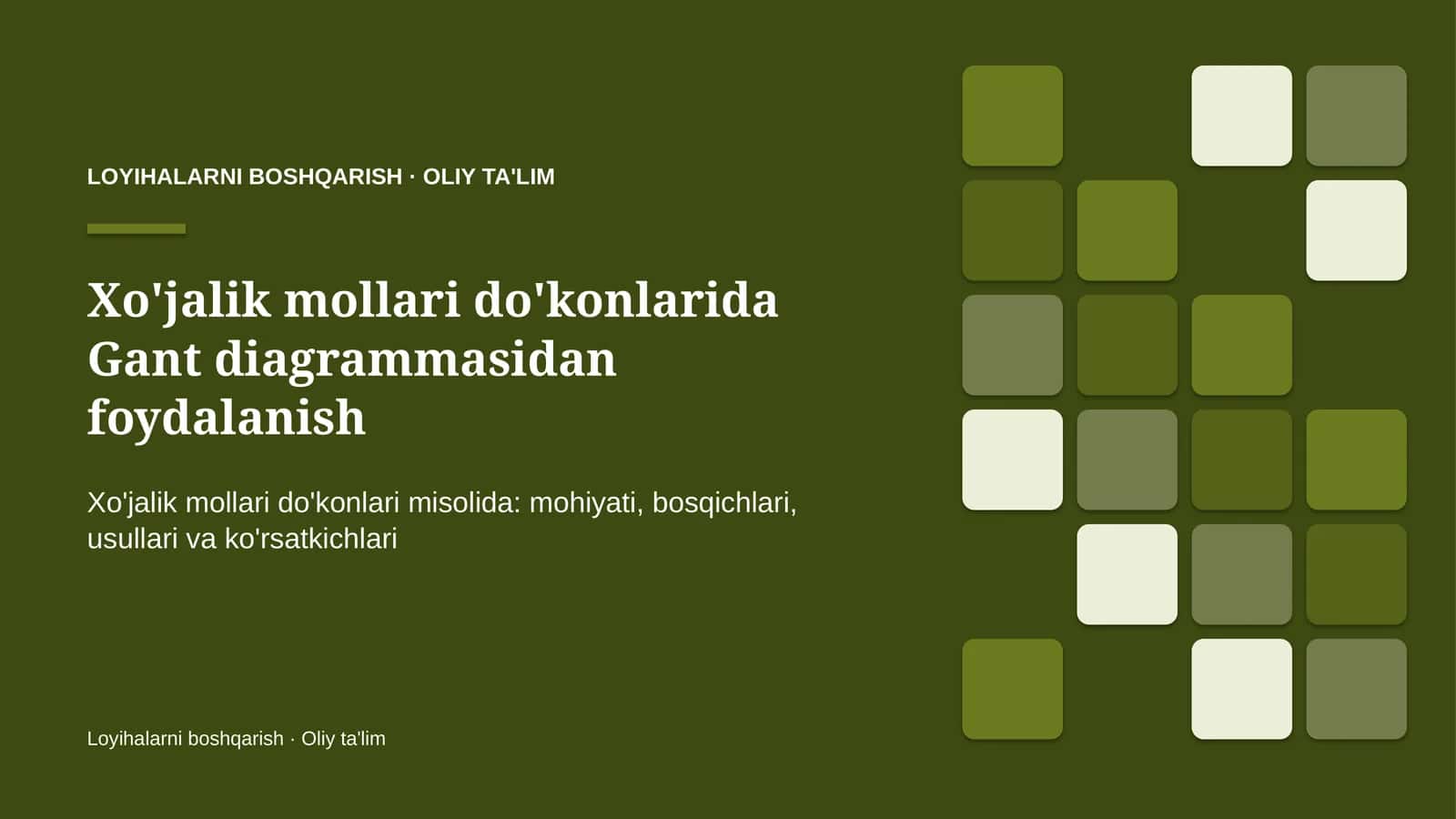 xo'jalik mollari do'konlarida gant diagrammasidan foydalanish 4891 1