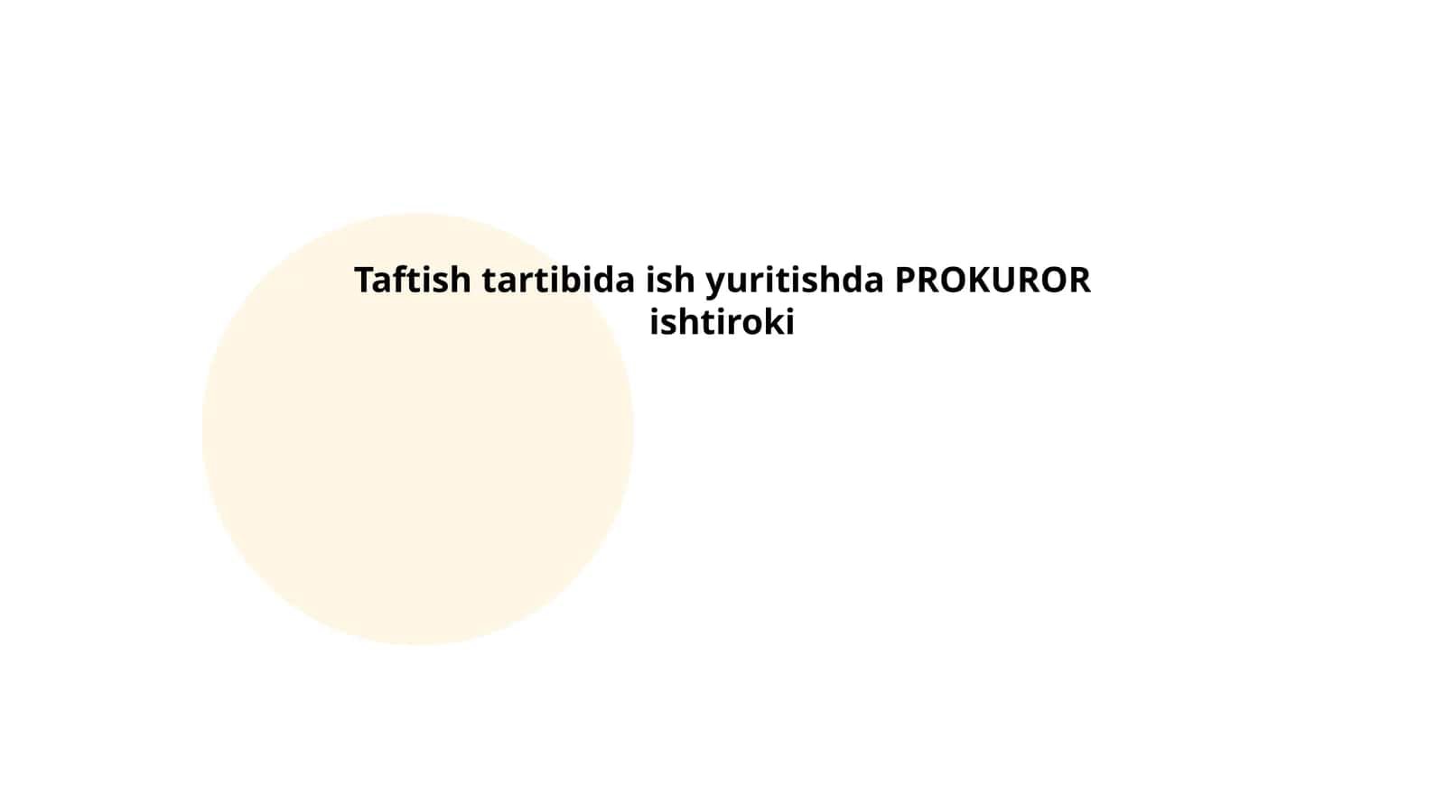 PROKUROR ishtiroki 1