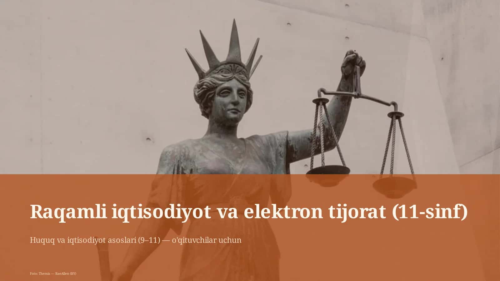 Raqamli iqtisodiyot va elektron tijorat (11-sinf) 1