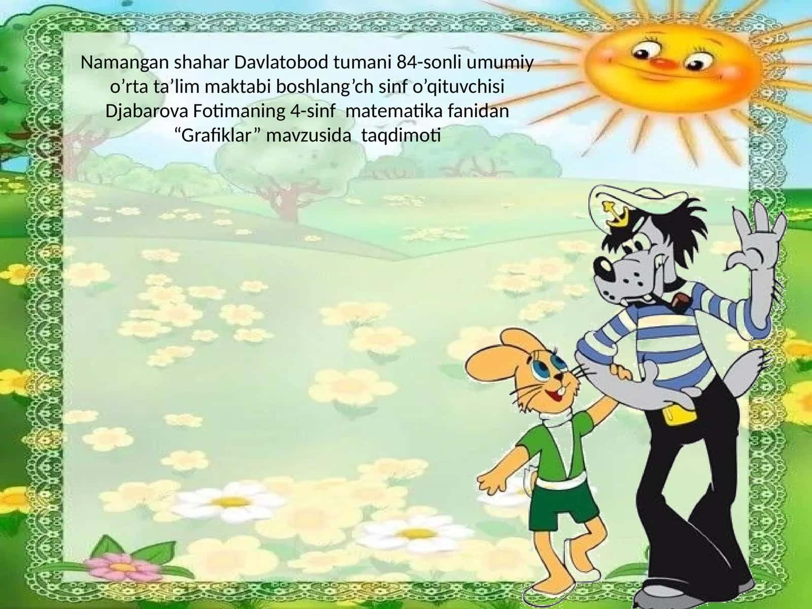 "Grafiklar" mavzusida taqdimoti 1