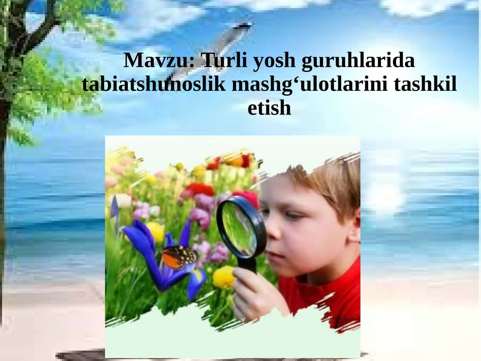Turli yosh guruhlarida tabiatshunoslik mashg‘ulotlarini tashkil etish 1