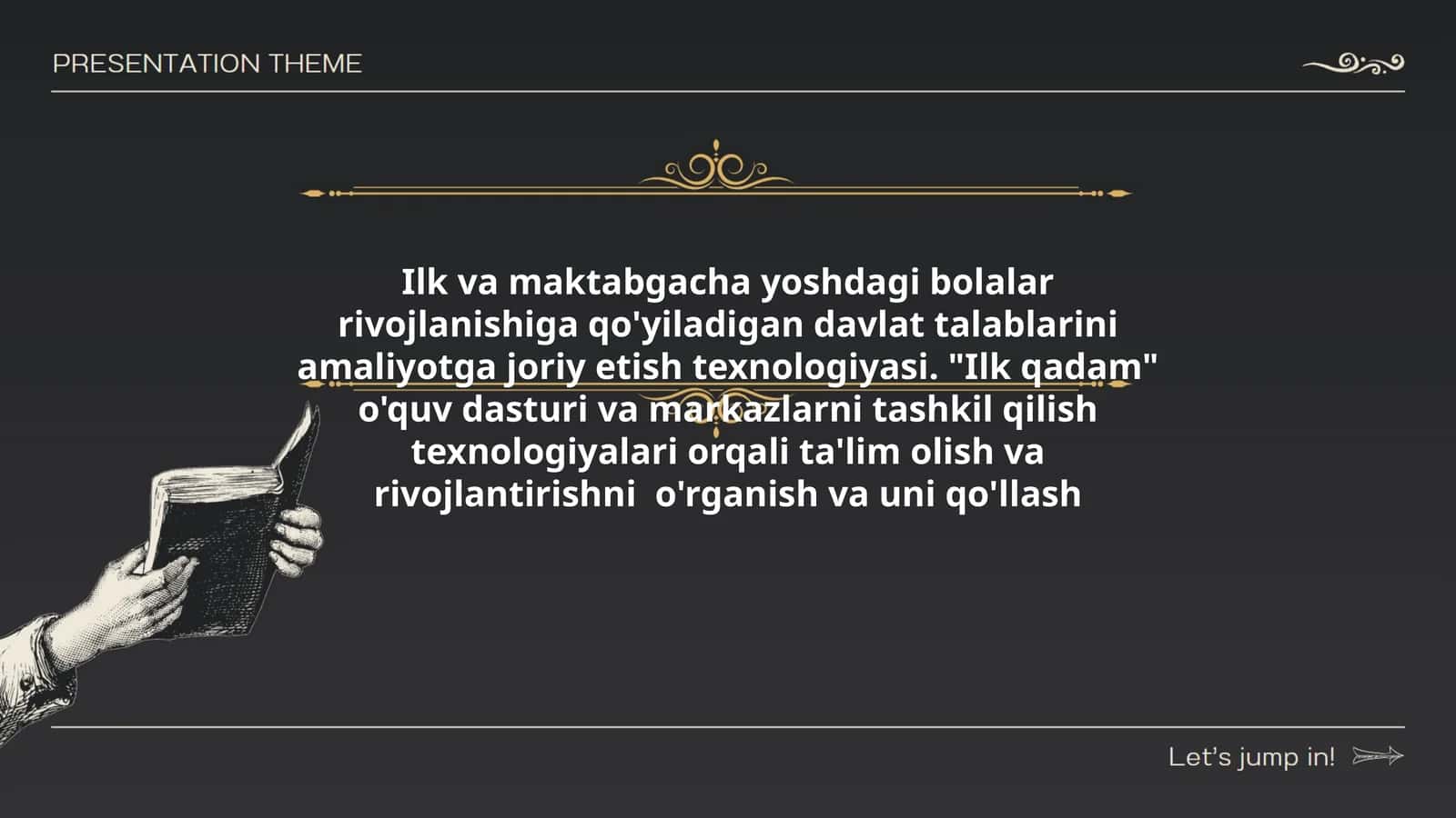 Ilk qadam tashkiliy texnologiyasi 1
