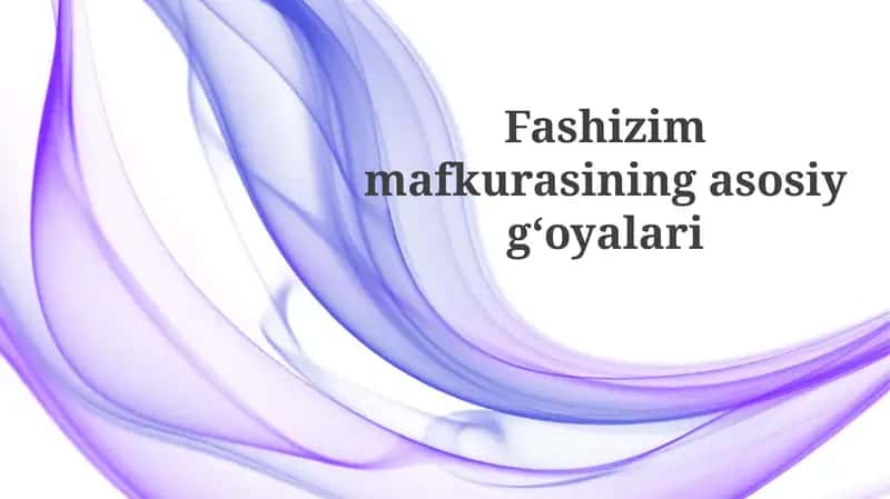 Fashizm mafkurasi 1
