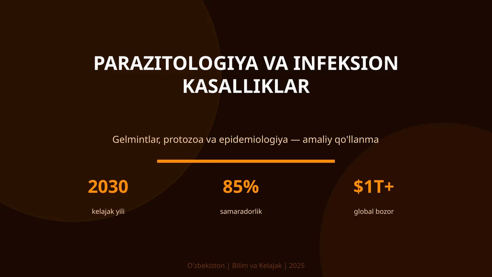 Parazitologiya va infeksion kasalliklar 1