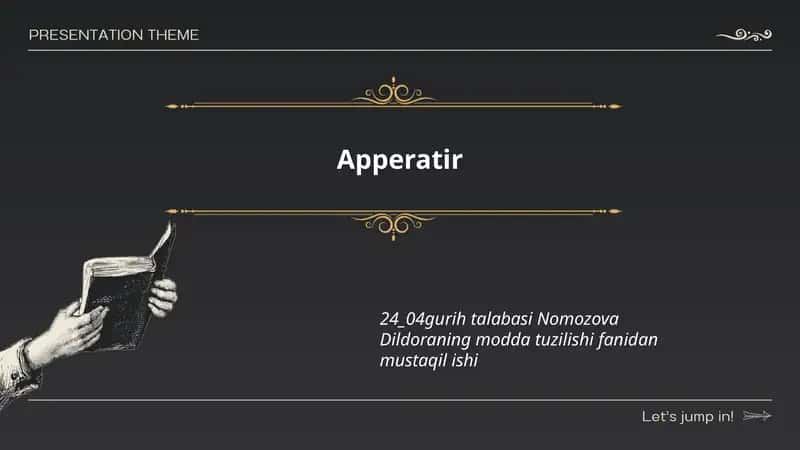 Apperatir 1