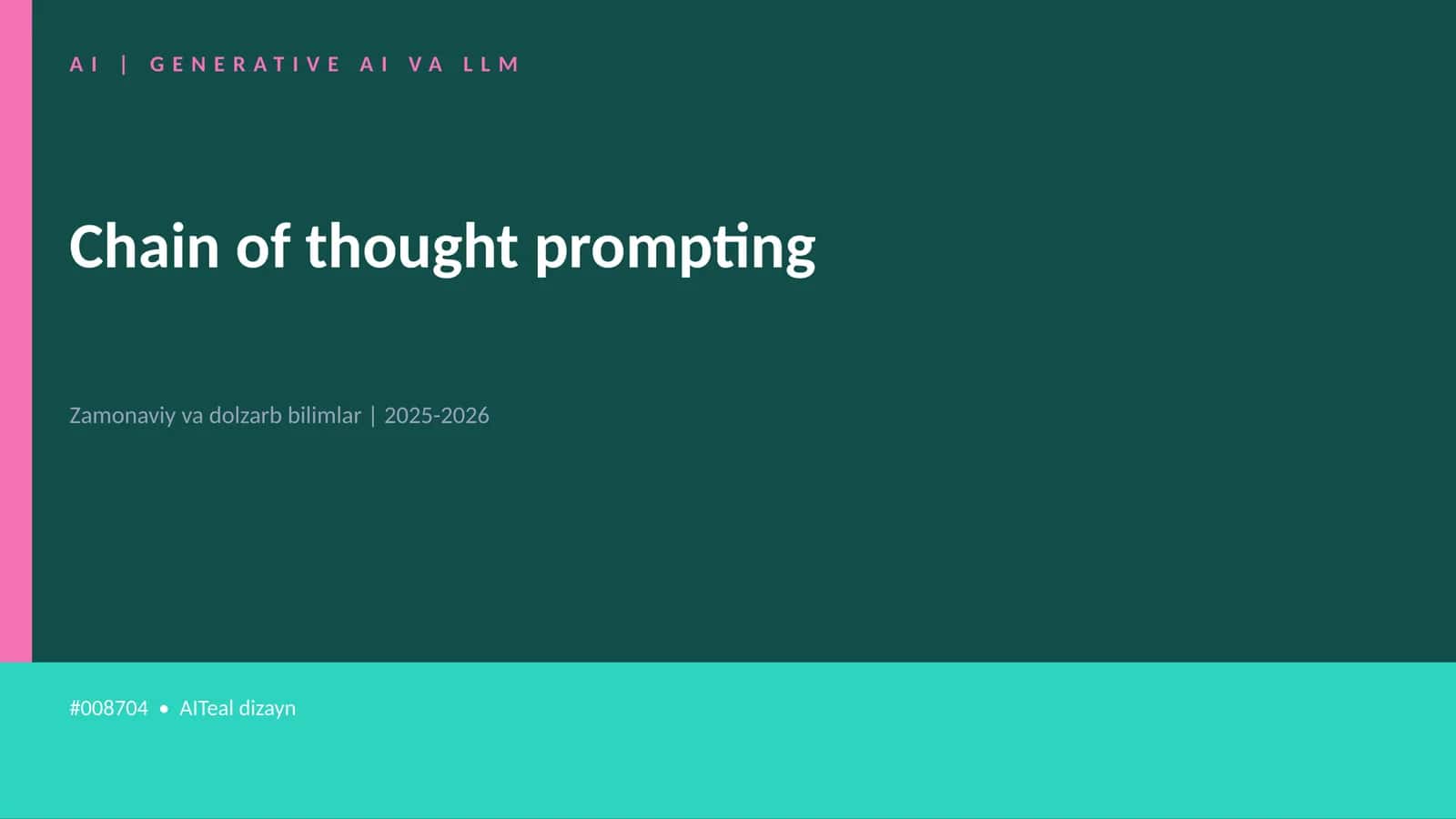 GENERATIVE AI VA LLM 1