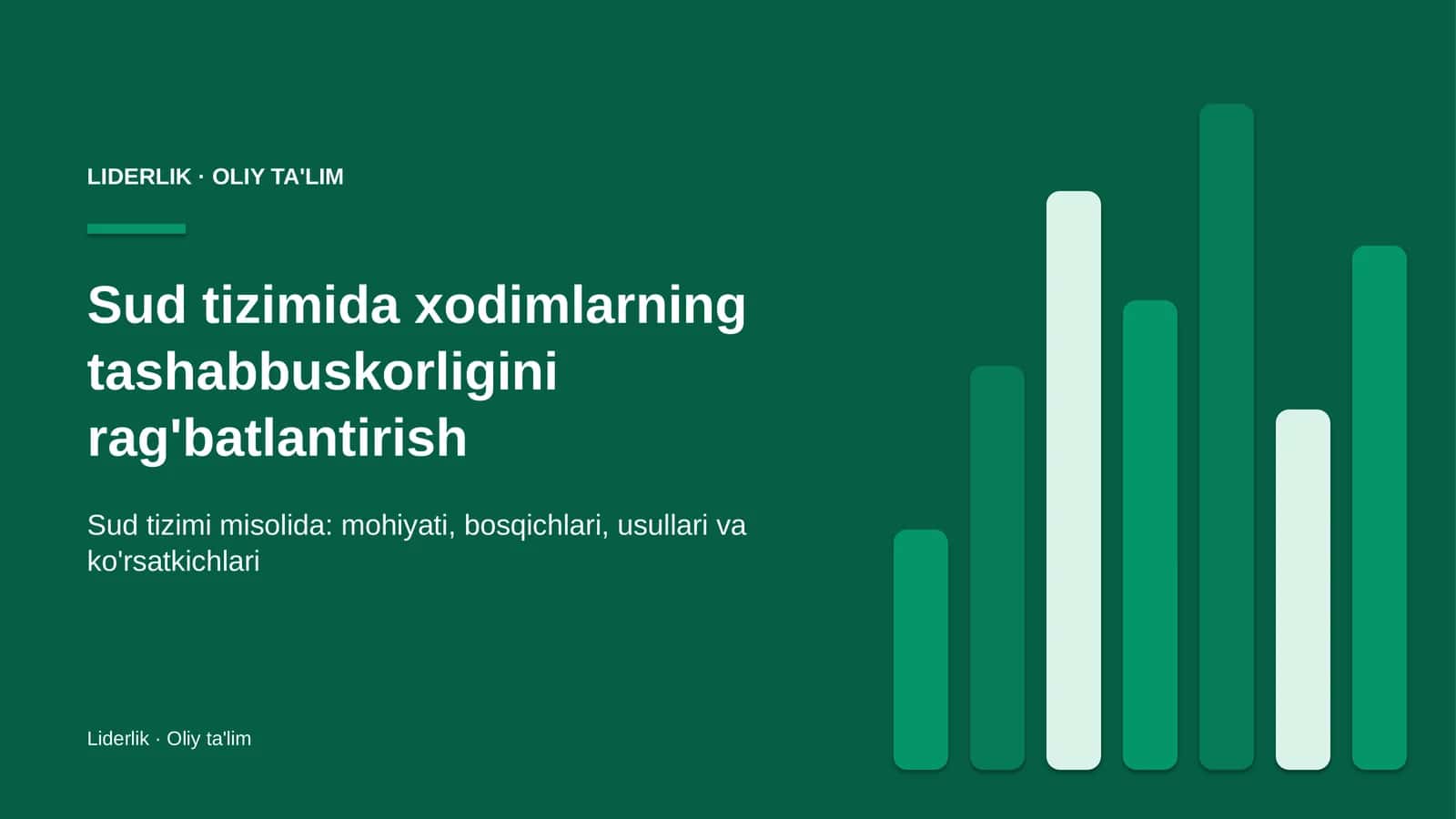 sud tizimida xodimlarning tashabbuskorligini rag'batlantirish 1990 1