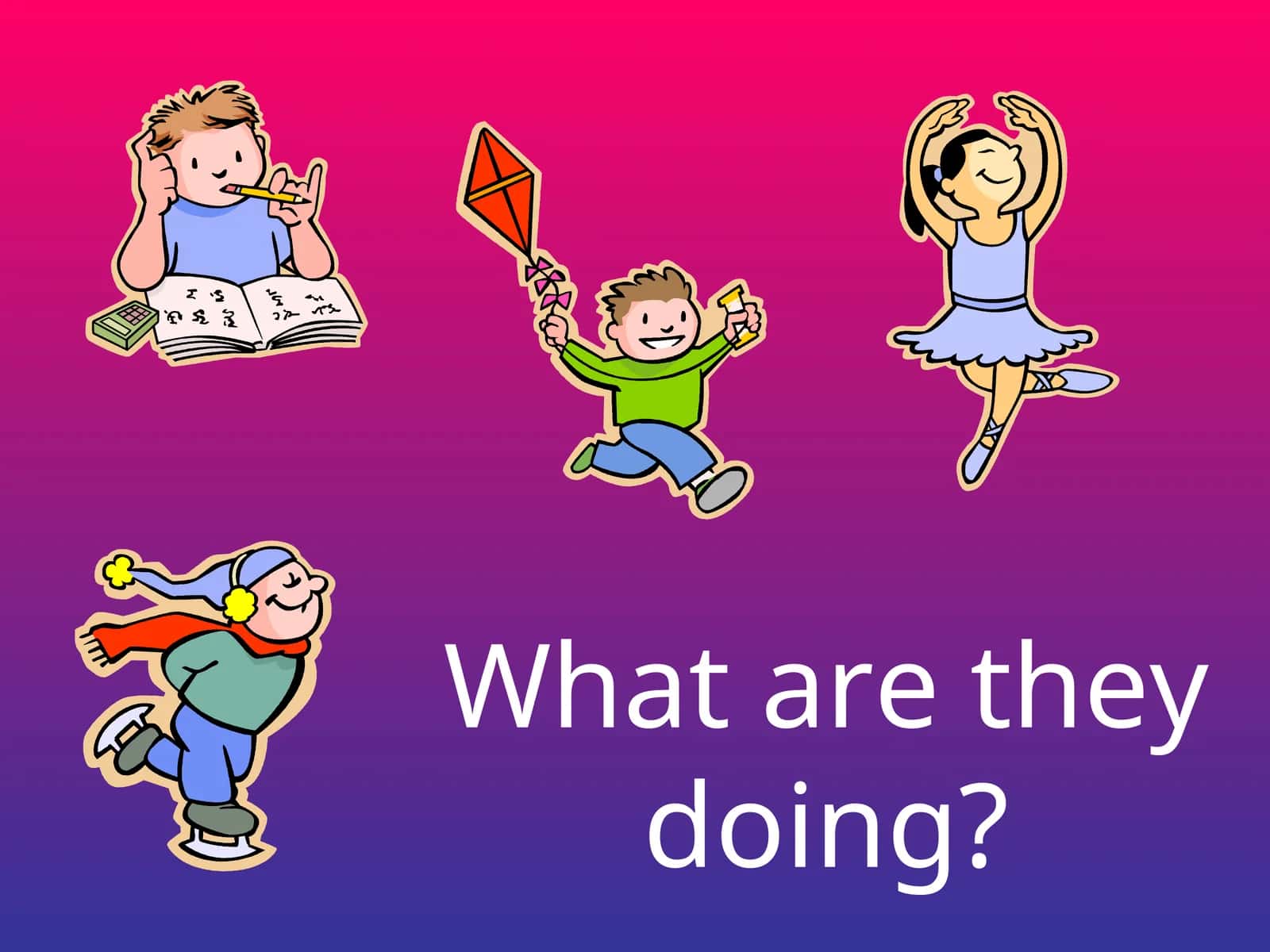 What are they doing? 1