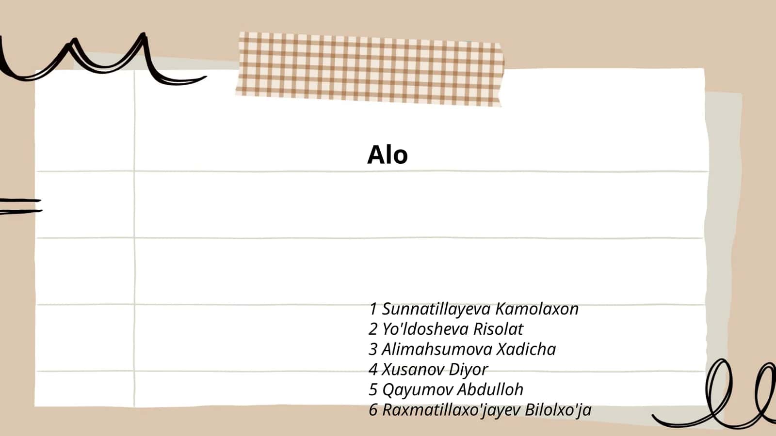 Alo bo'yicha o'quv dasturlari 1