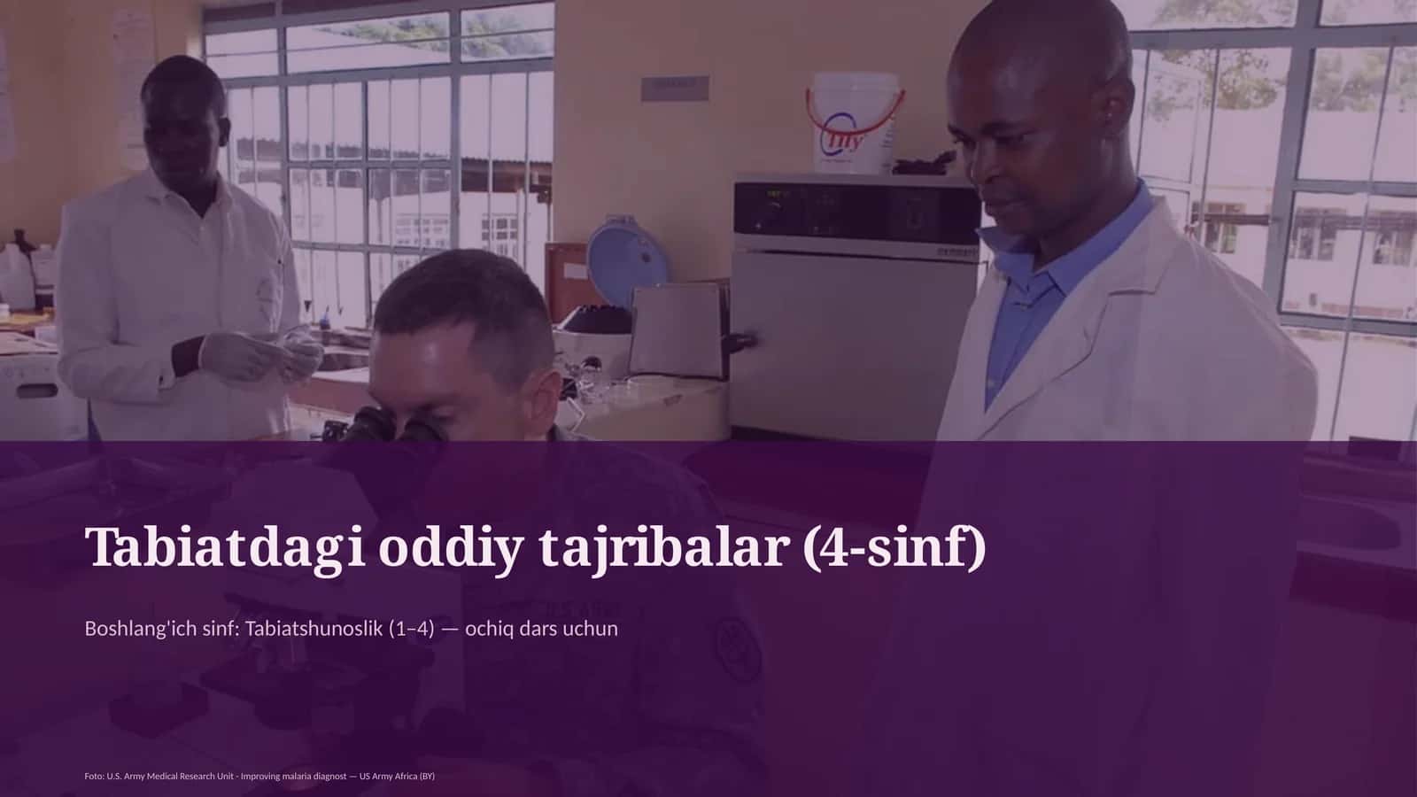 Tabiatdagi oddiy tajribalar (4-sinf) 1