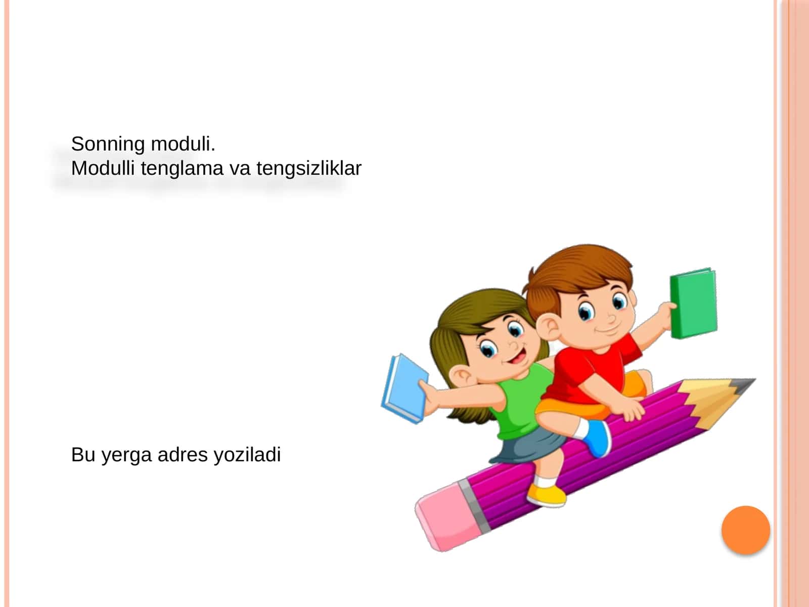 Sonning moduli 1