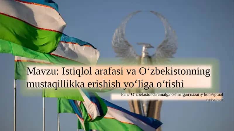 O‘zbekiston mustaqilligiga erishish jarayoni 1