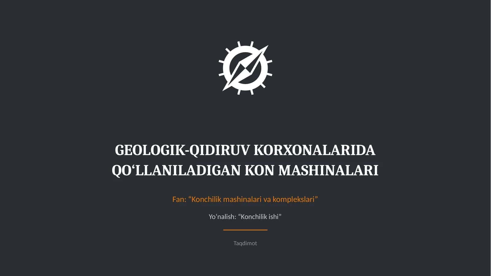 Kon mashinalari va komplekslari 1