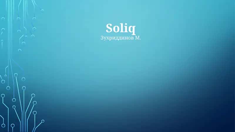 Soliq 1