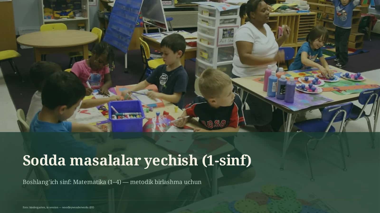 Sodda masalalar yechish (1-sinf) 1