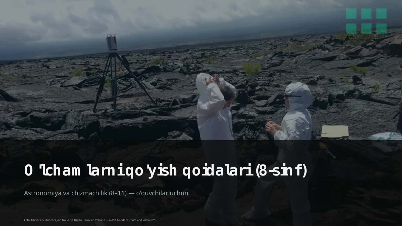 O'lchamlarni qo'yish qoidalari (8-sinf) 1