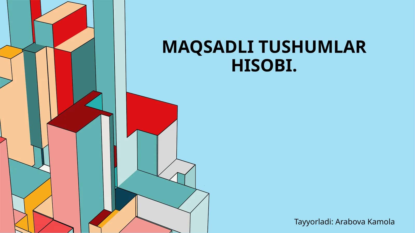Maqsadli tushumlar hisobi 1