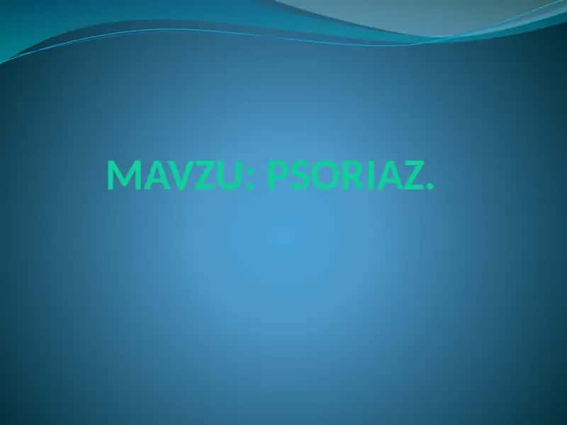 Psoriaz 1