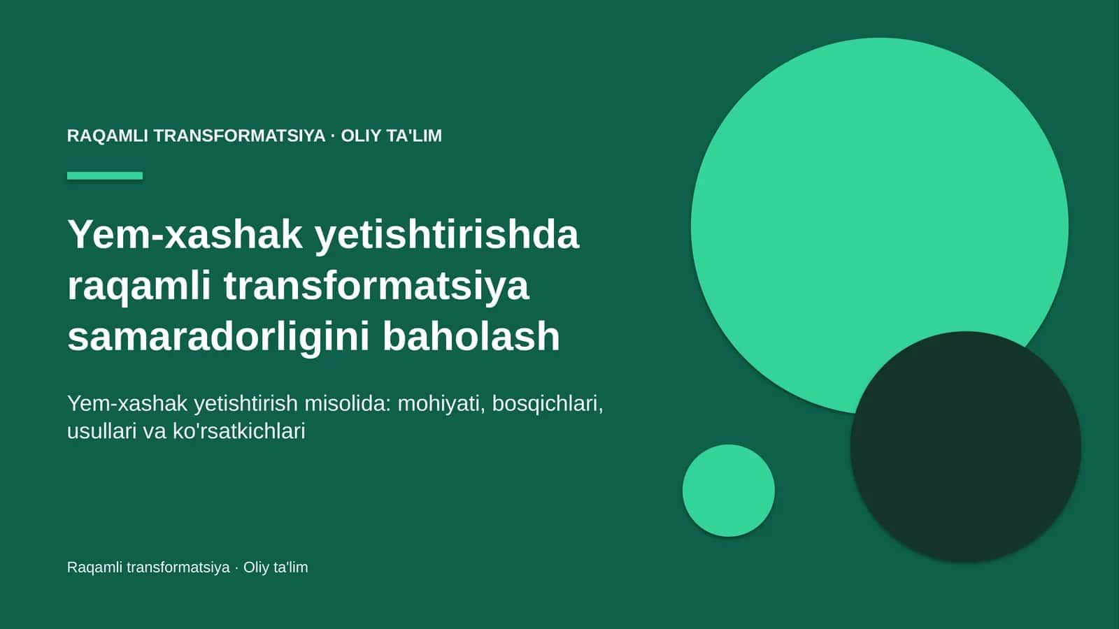 Yem-xashak yetishtirishda raqamli transformatsiya samaradorligini baholash 1