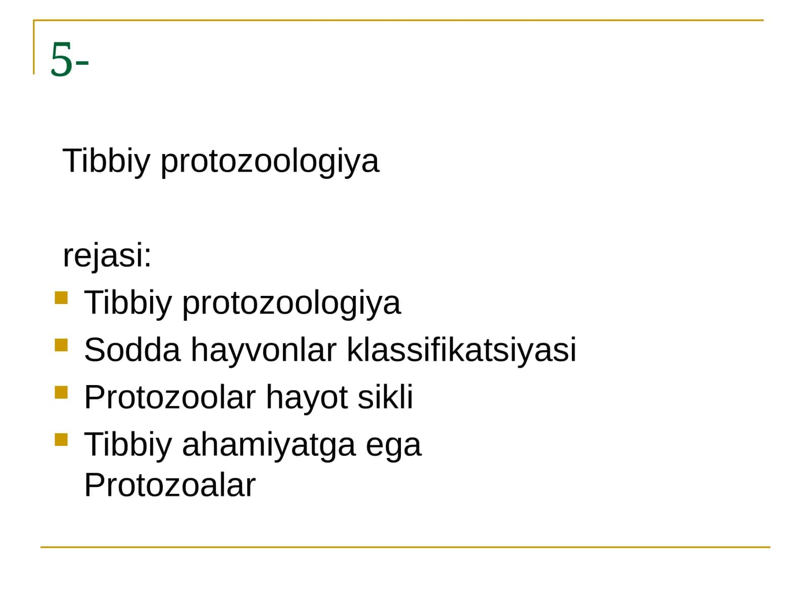 Tibbiy protozoologiya 1