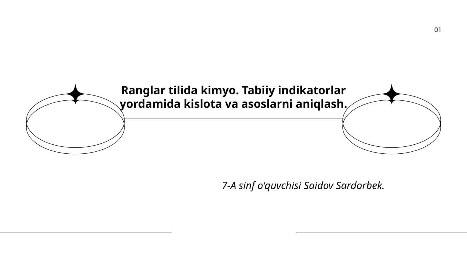 Ranglar tilida kimyo 1