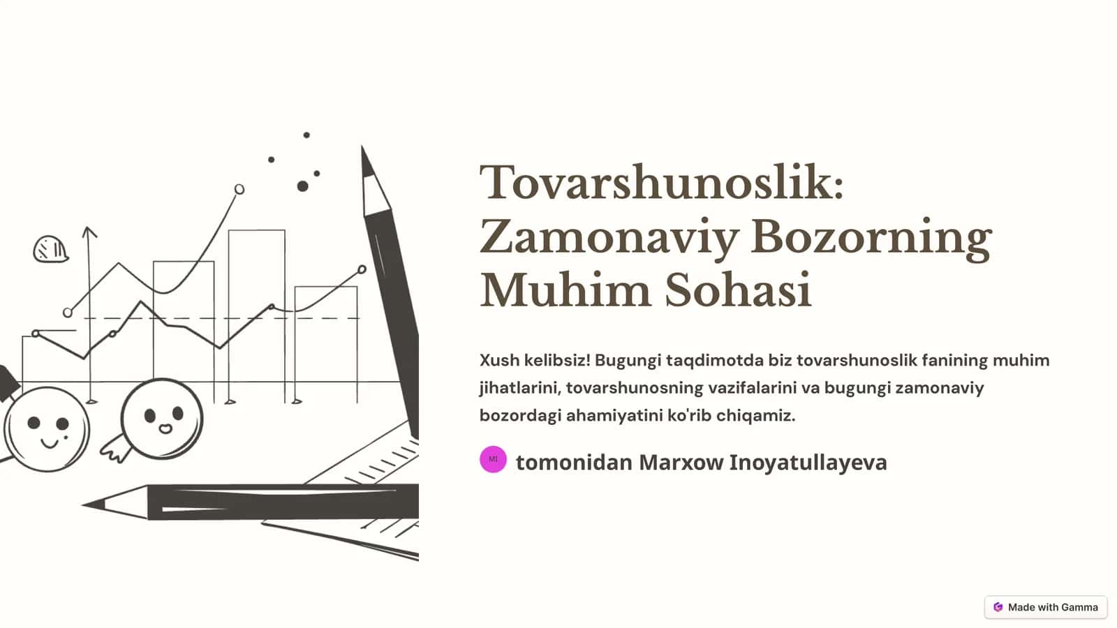 Zamonaviy Bozorning Muhim Sohasi 1