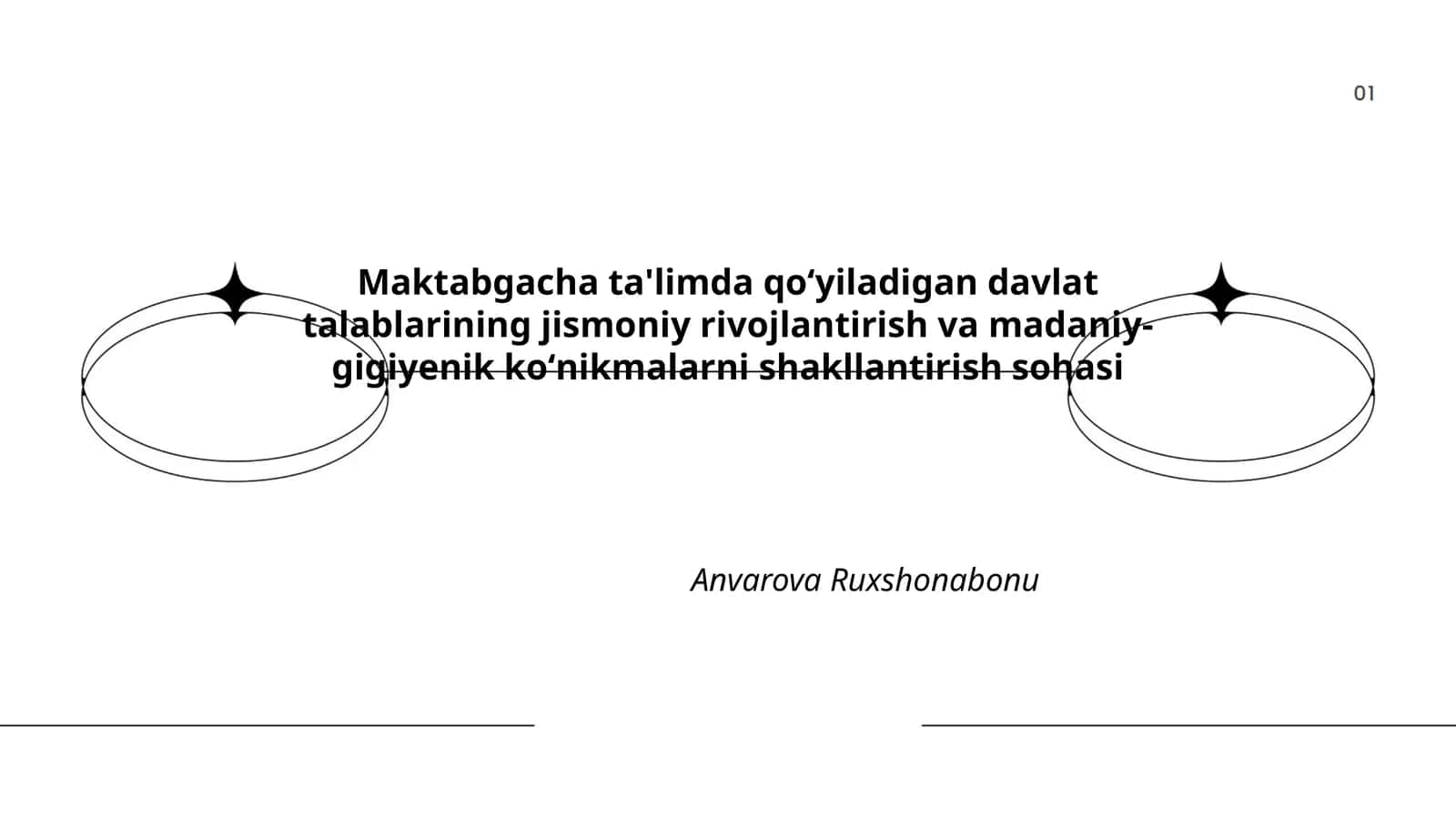 Maktabgacha ta'limda qoʻyiladigan davlat talablarining jismoniy rivojlantirish va madaniy-gigiyenik koʻnikmalarni shakllantirish sohasi 1