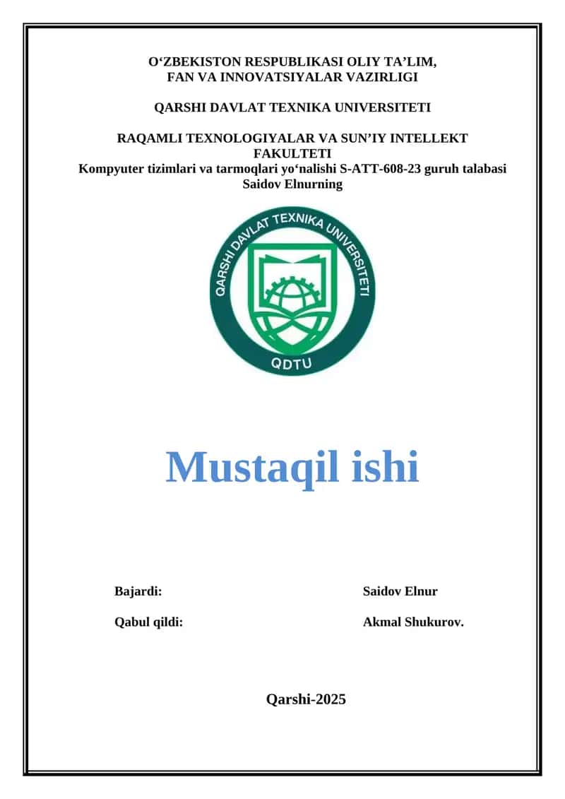 Simsiz axborot o’tqazish muhiti va ularning texnik ko’rsatkichlari 1
