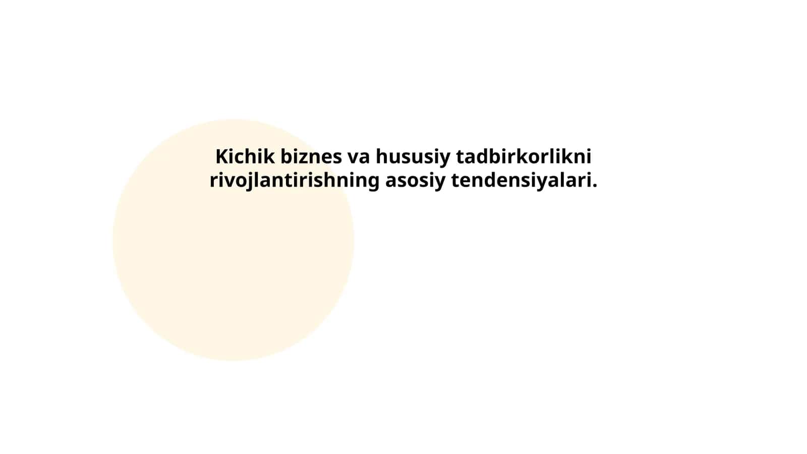 Kichik biznesda innovatsion biznes modellar 1
