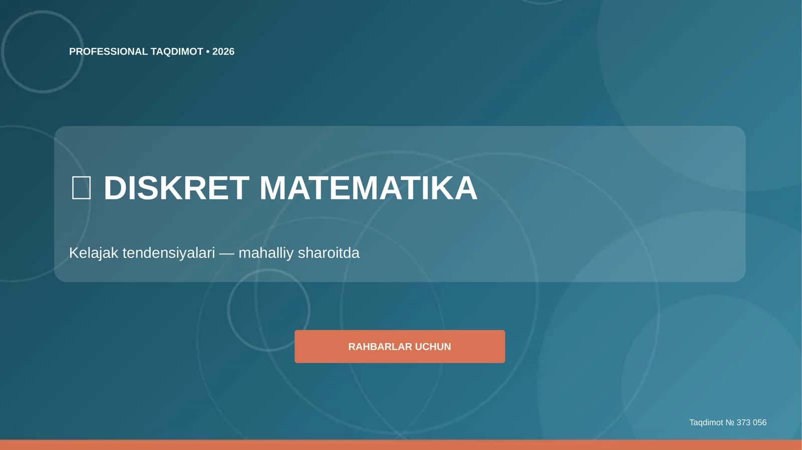DISKRET MATEMATIKA 1