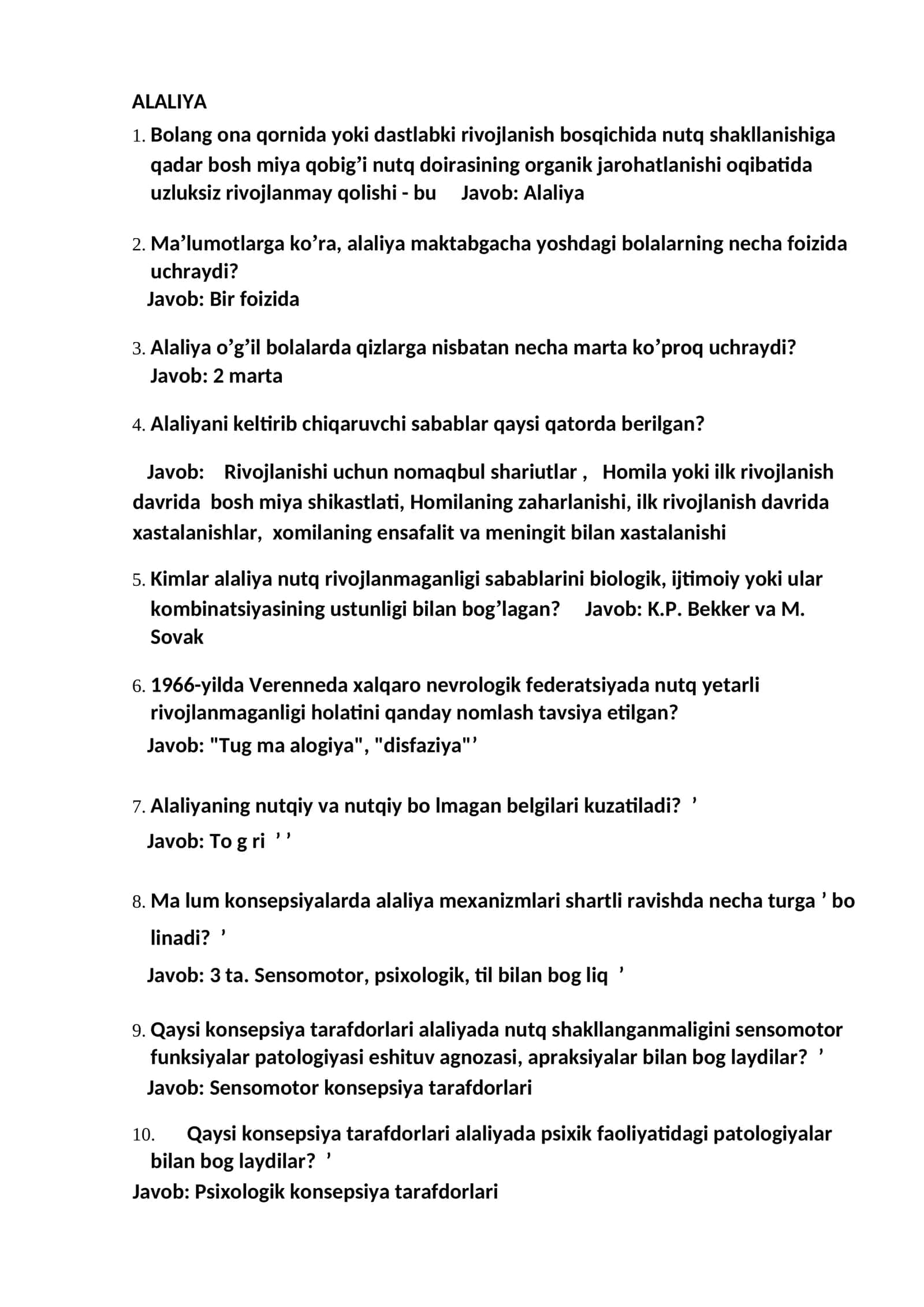 ALALIYA attestatsiya 1