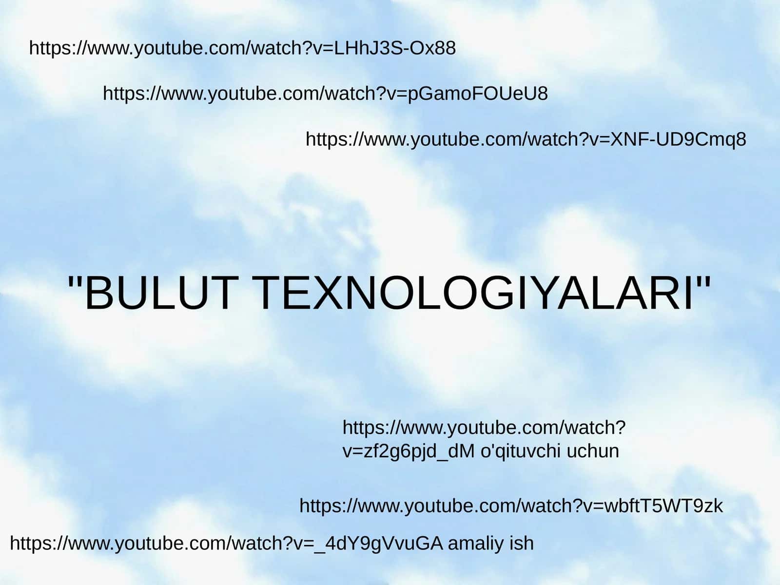 Bulutlitexnologiyalar 1
