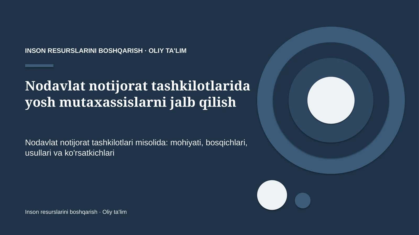 nodavlat notijorat tashkilotlarida yosh mutaxassislarni jalb qilish 8126 1