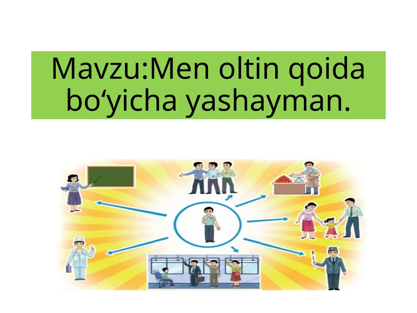 Men oltin qoidaboʻyicha yashayman 1