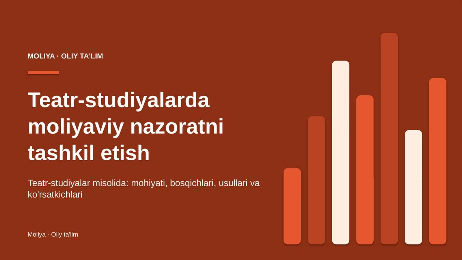 Teatr-studiyalarda moliyaviy nazoratni tashkil etish 1