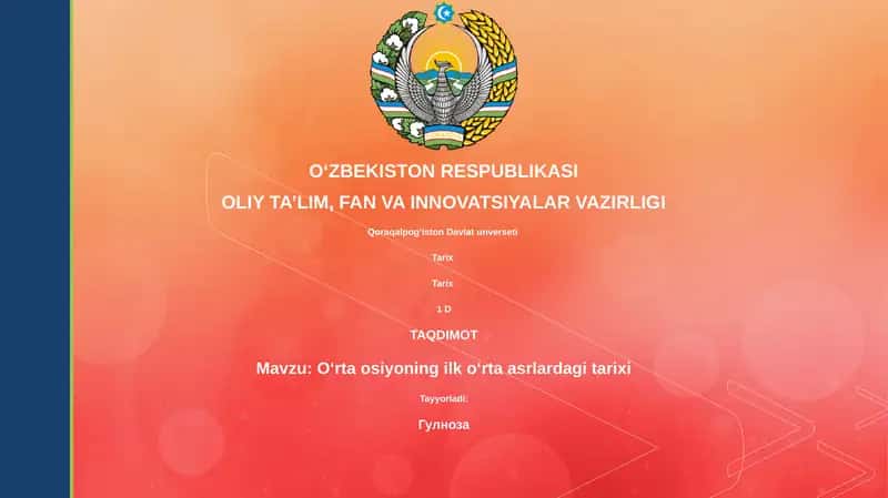 Oʻrta osiyoning ilk oʻrta asrlardagi tarixi 1