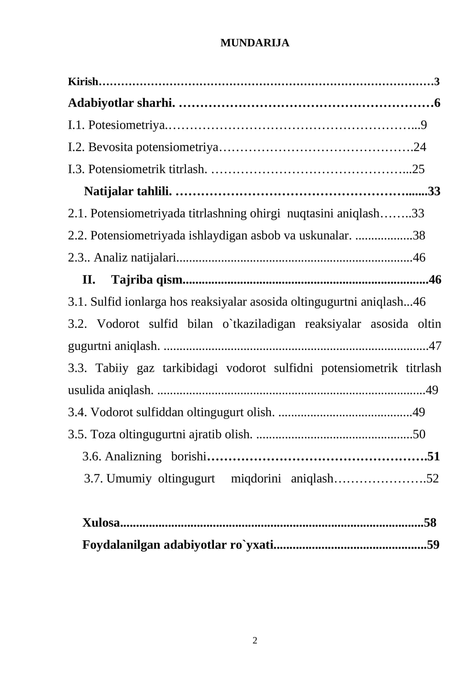 Potensiometriya usuli bo'yicha amaliy ish 1