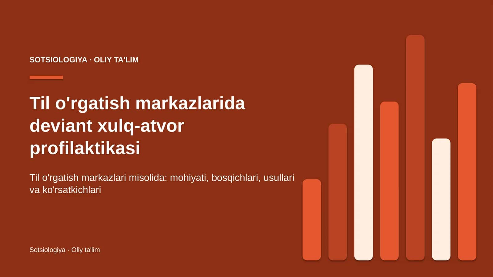 til o'rgatish markazlarida deviant xulq atvor profilaktikasi 6360 1