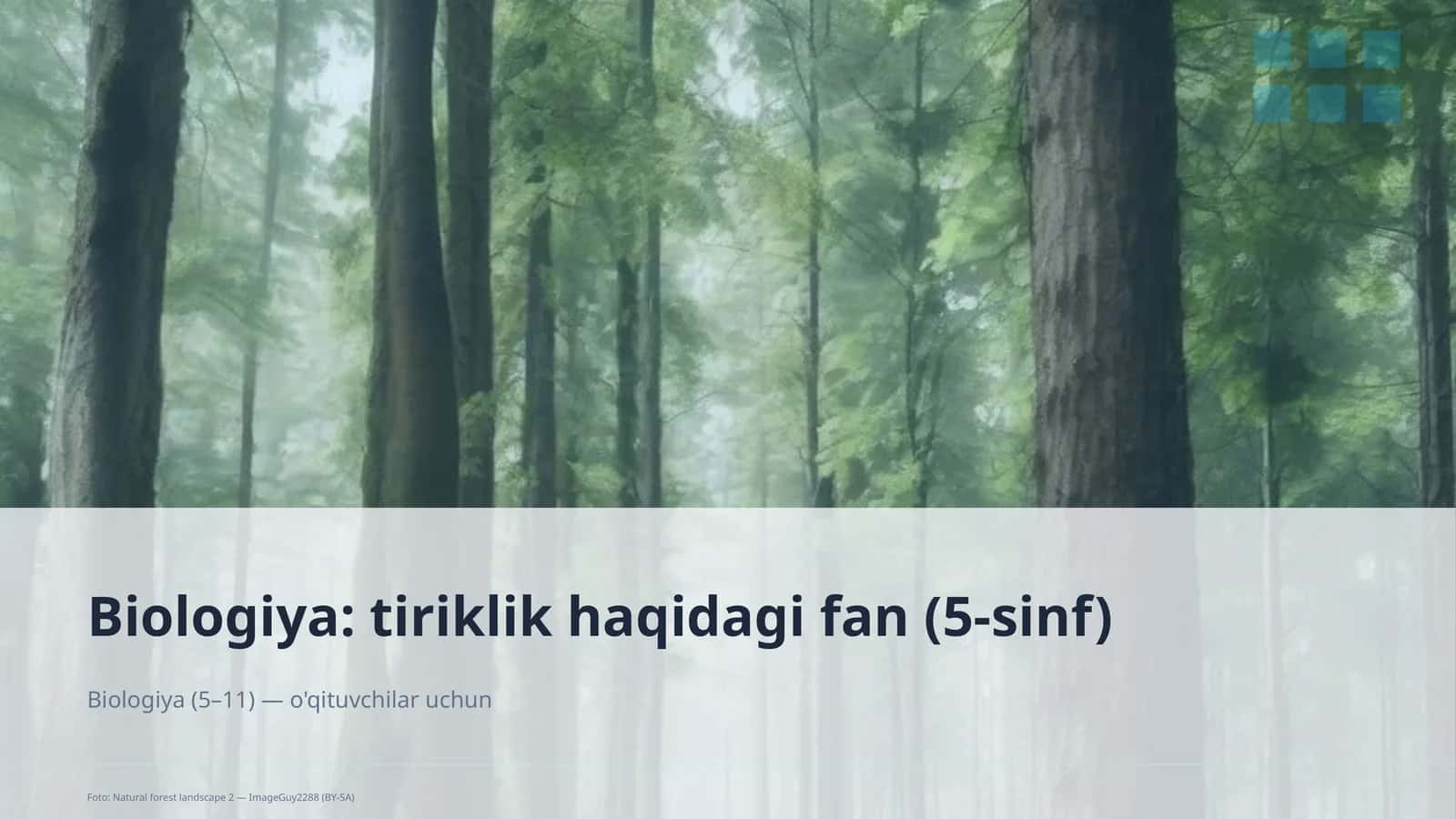 Biologiya: tiriklik haqidagi fan (5-sinf) 1