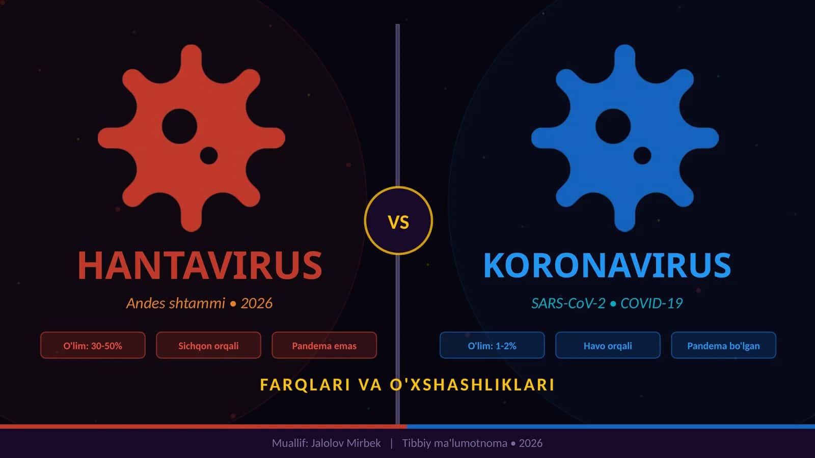 HANTAVIRUS vs KORONAVIRUS 1
