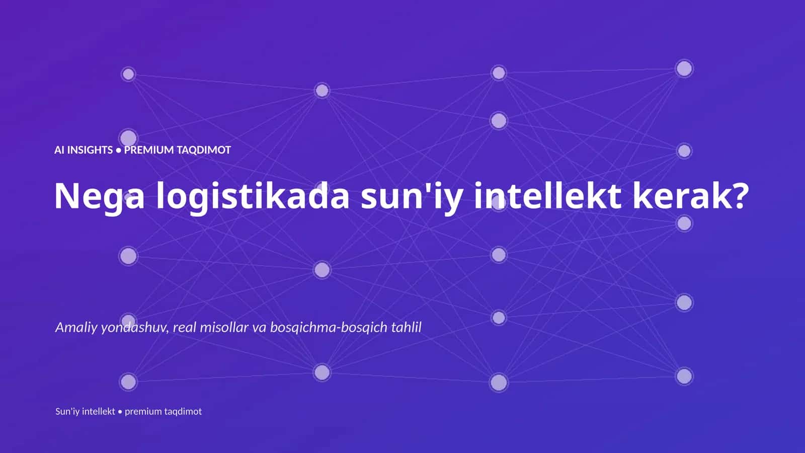 AMALIY YONDASHUV, REAL MISOLLAR VA BOSQICHMA-BOSQICH TAHLIL 1