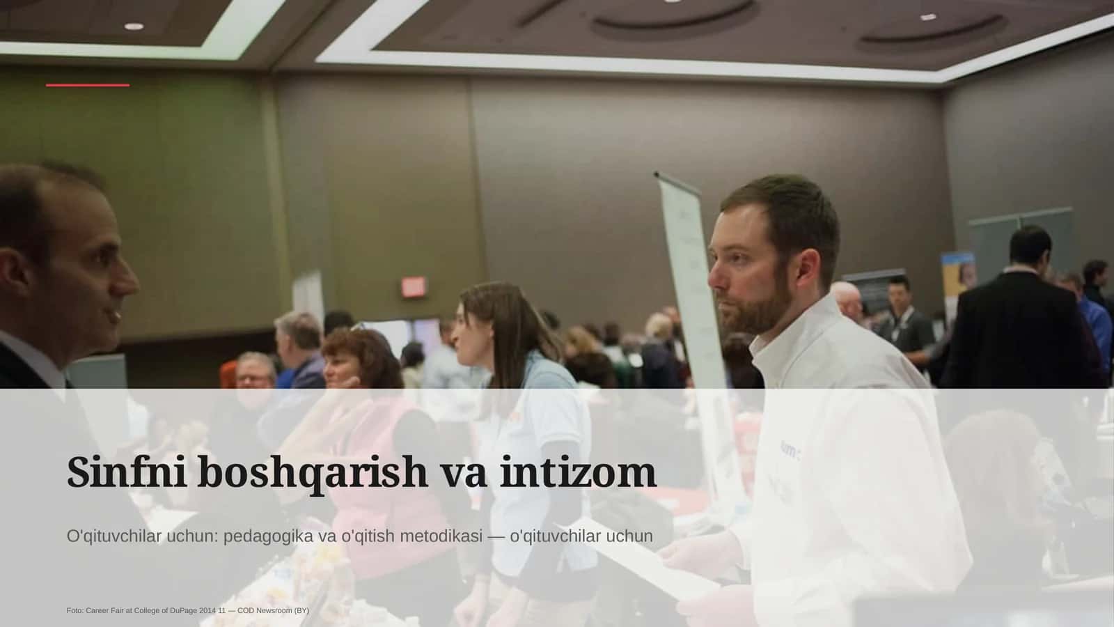 Sinfni boshqarish va intizom 1