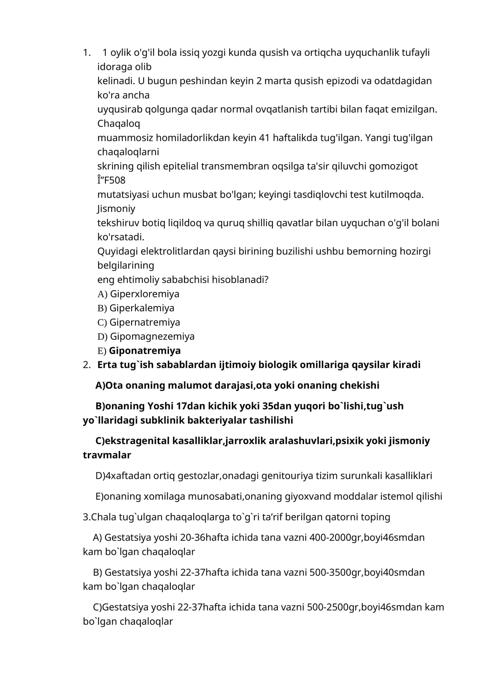 Chaqaloq homiladorlik 1