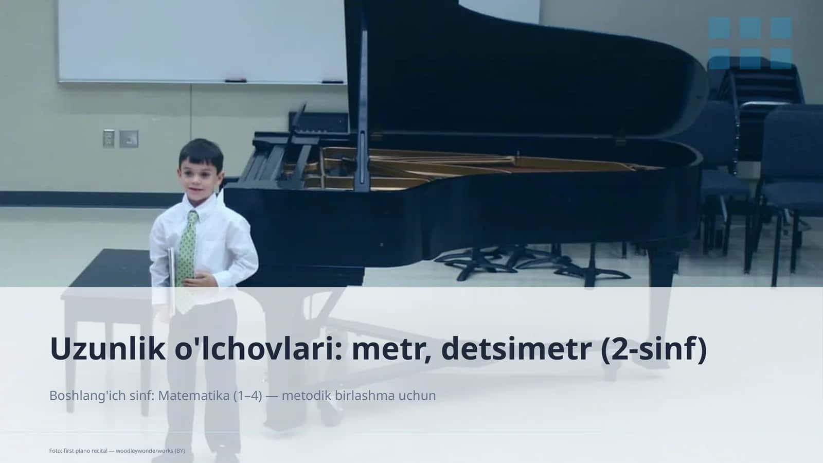 Uzunlik o'lchovlari: metr, detsimetr 1