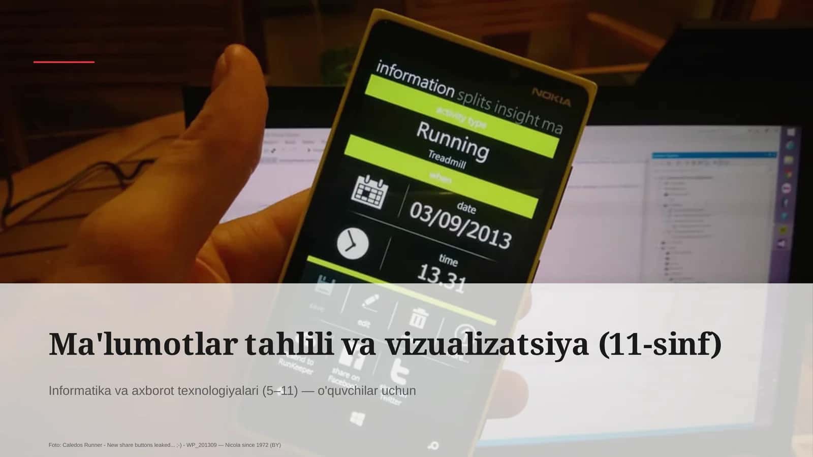 Ma'lumotlar tahlili va vizualizatsiya (11-sinf) 1