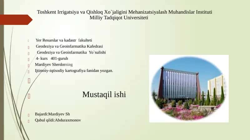 Ijtimoiy-iqtisodiy kartalarning geografik asoslari 1