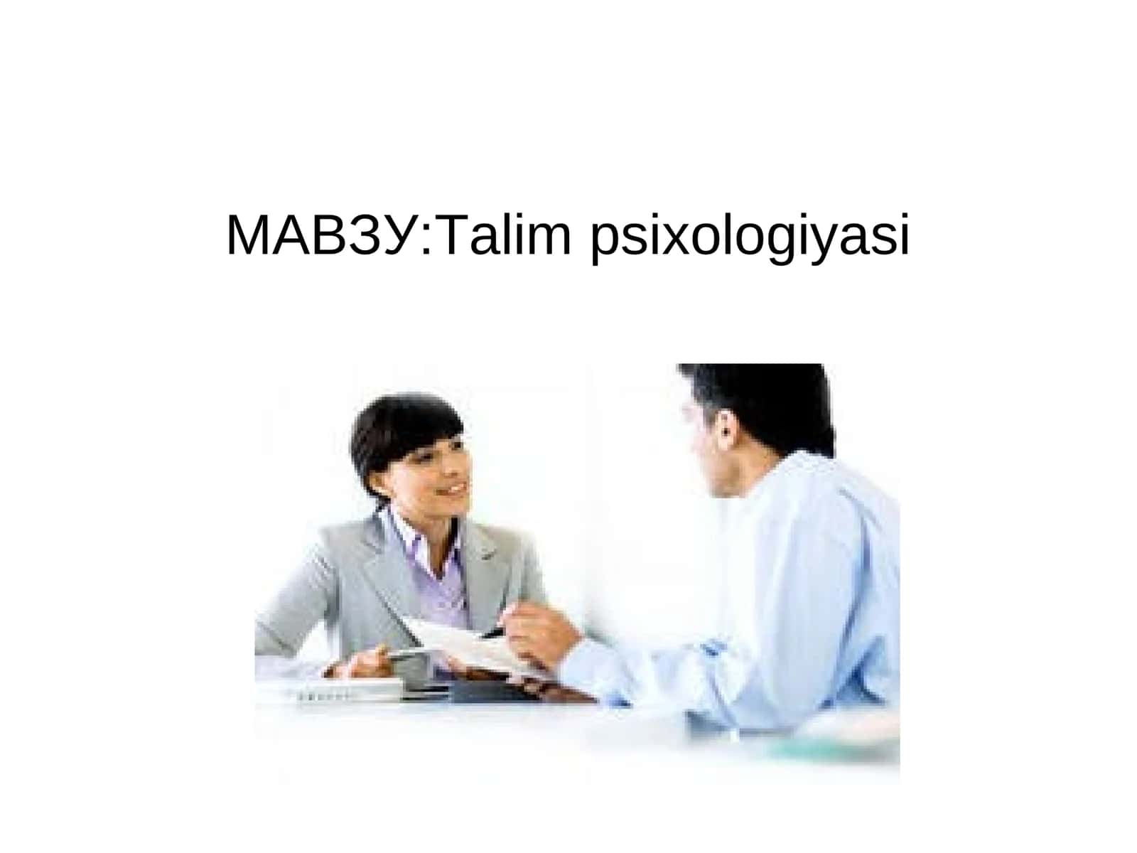 Talim psixologiyasi 1