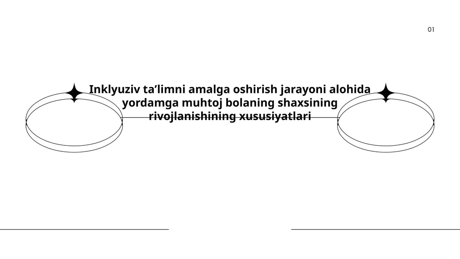 Inklyuziv taʼlimni amalga oshirish jarayoni alohida yordamga muhtoj bolaning shaxsining rivojlanishining xususiyatlari 1